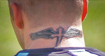 Beckham Neck Tattoos Design